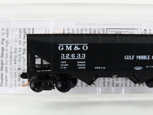 N Micro-Trains MTL 05500540 GM&O Gulf Mobile & Ohio 2-Bay Open Hopper #32633