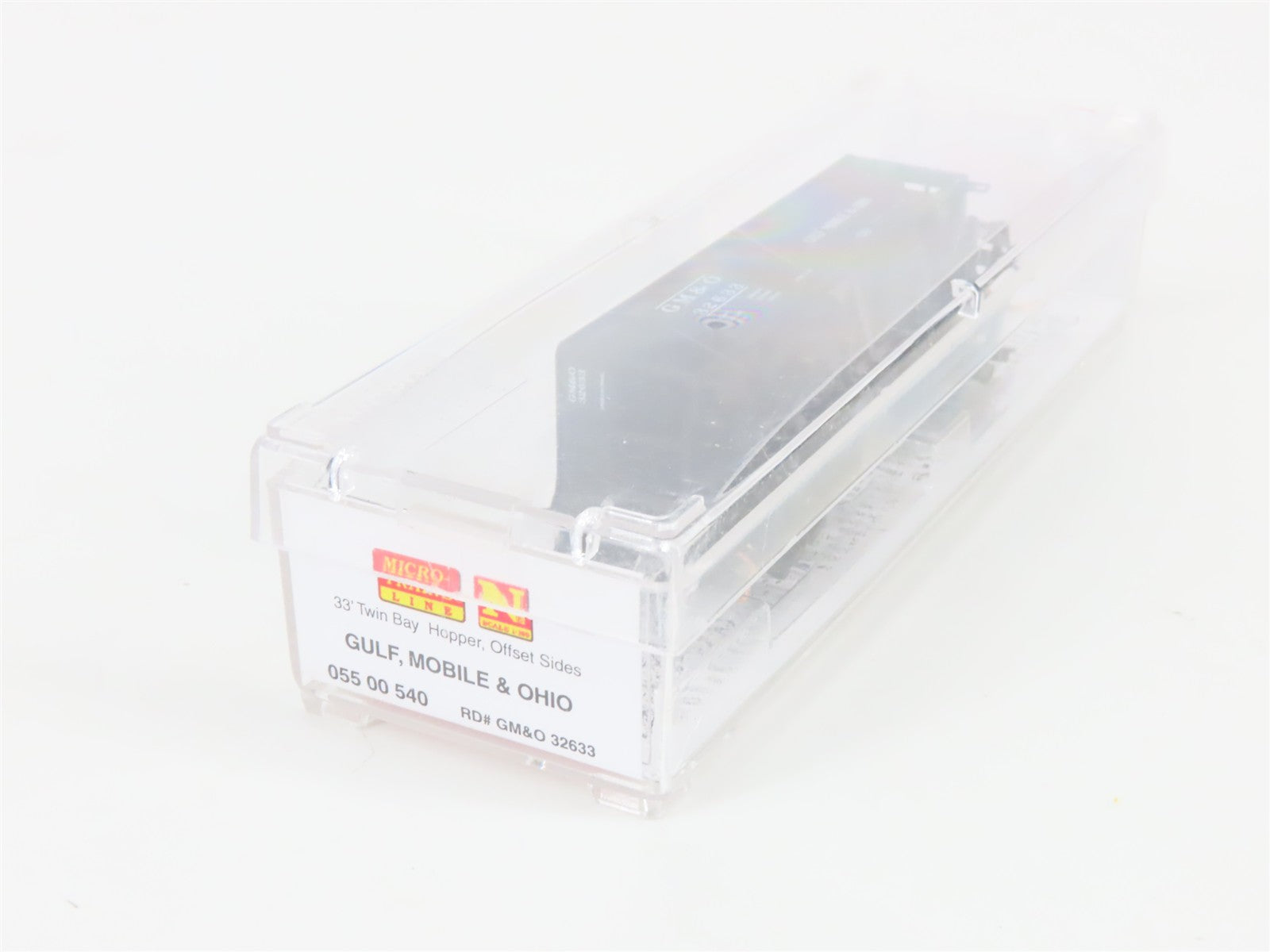N Micro-Trains MTL 05500540 GM&O Gulf Mobile & Ohio 2-Bay Open Hopper #32633