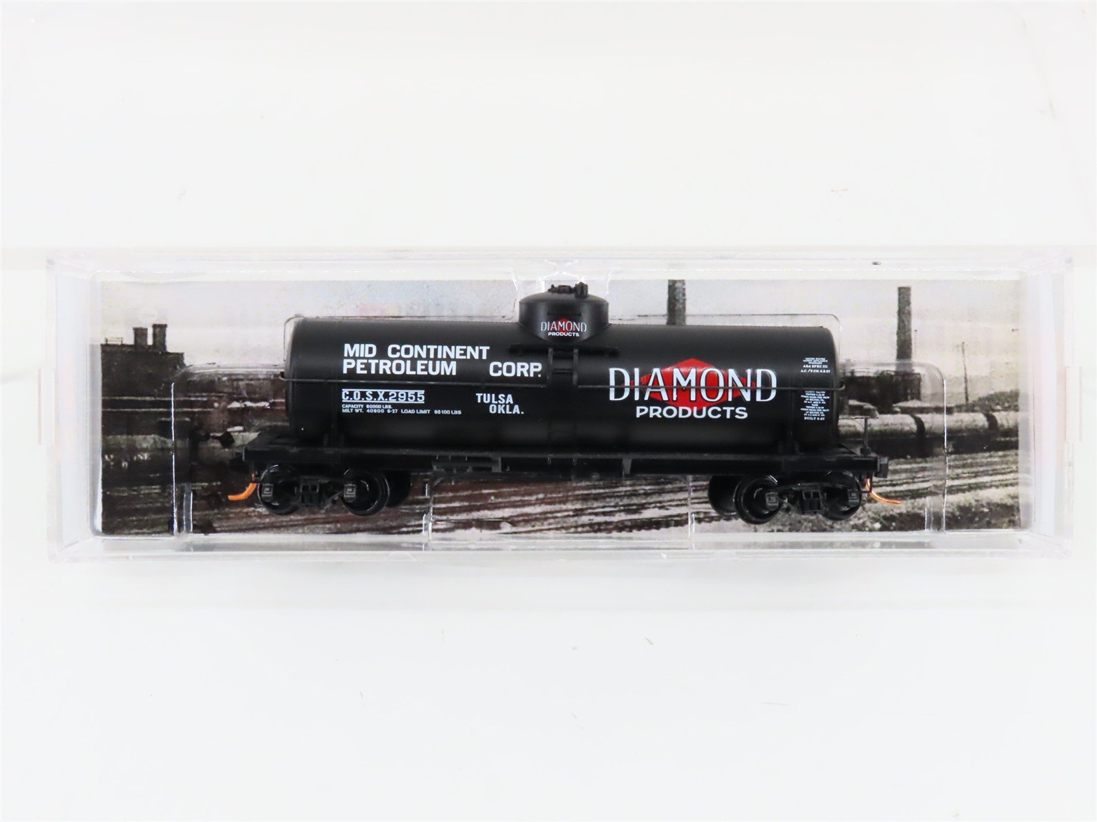 N Micro-Trains MTL 06500800 COSX Diamond Products 39' Single Dome Tank Car #2955
