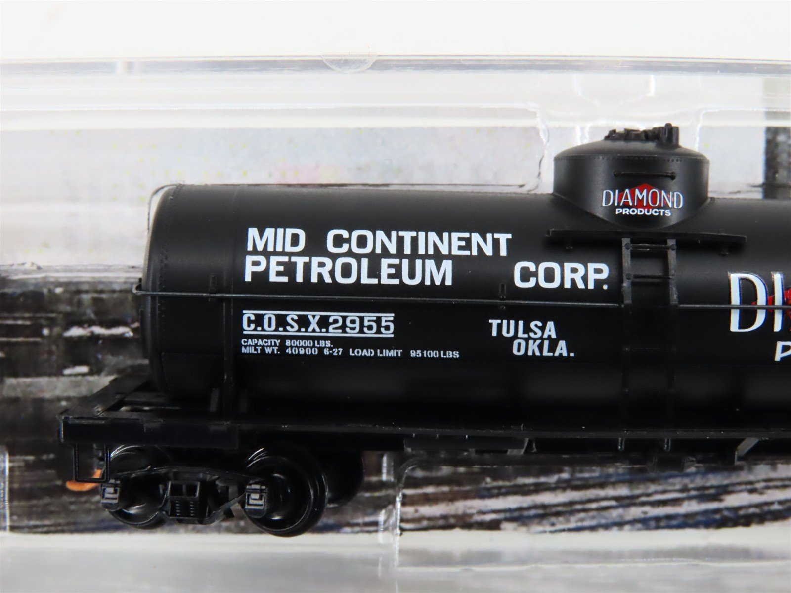 N Micro-Trains MTL 06500800 COSX Diamond Products 39' Single Dome Tank Car #2955