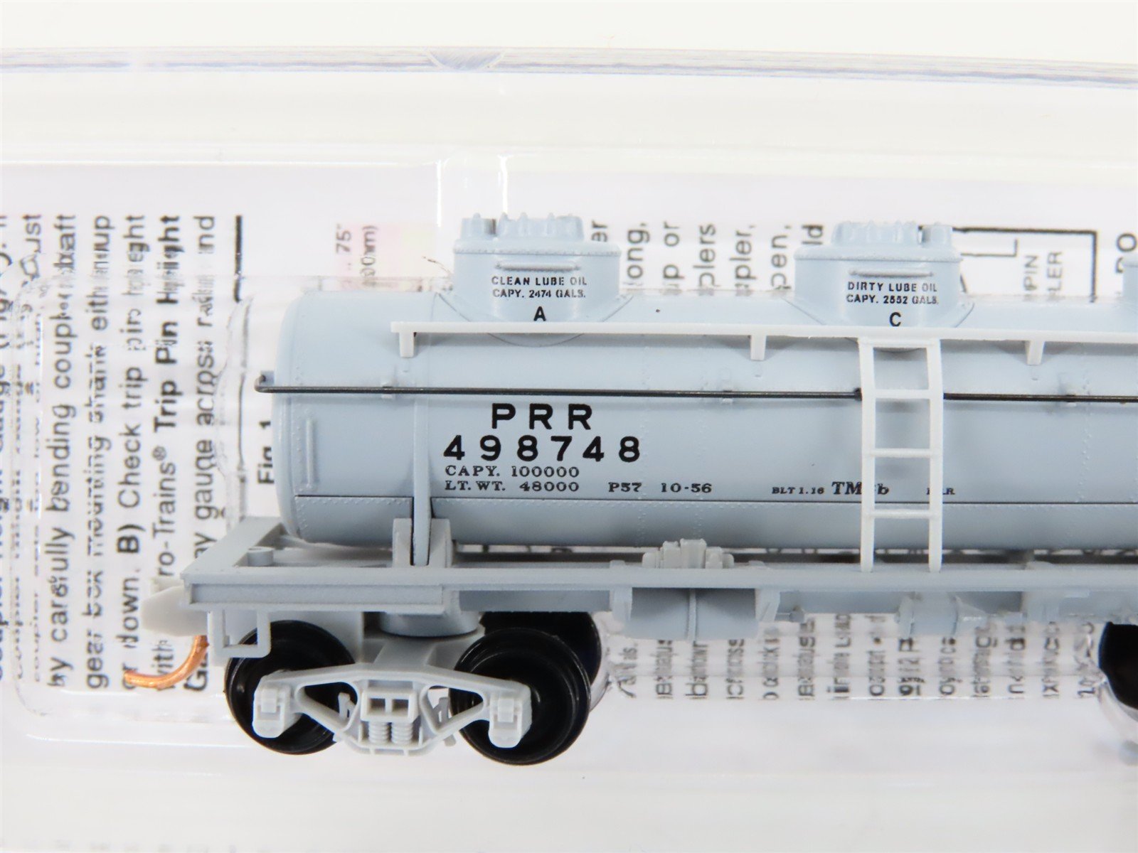 N Scale Micro-Trains MTL 06600090 PRR Pennsylvania 3-Dome Tank Car #498748