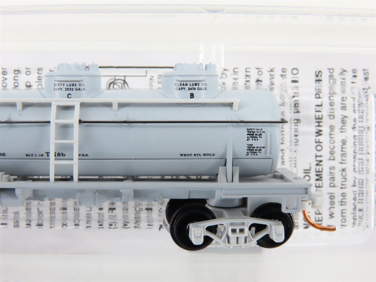 N Scale Micro-Trains MTL 06600090 PRR Pennsylvania 3-Dome Tank Car #498748