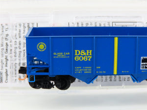 N Scale Micro-Trains MTL 05600440 D&H Delaware & Hudson 2-Bay Open Hopper #6067