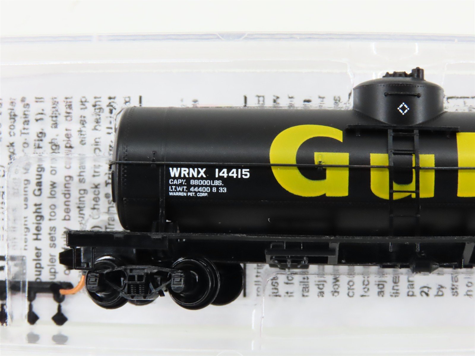 N Scale Micro-Trains MTL 06500910 WRNX Gulf Oil 39' Single Dome Tank Car #14415