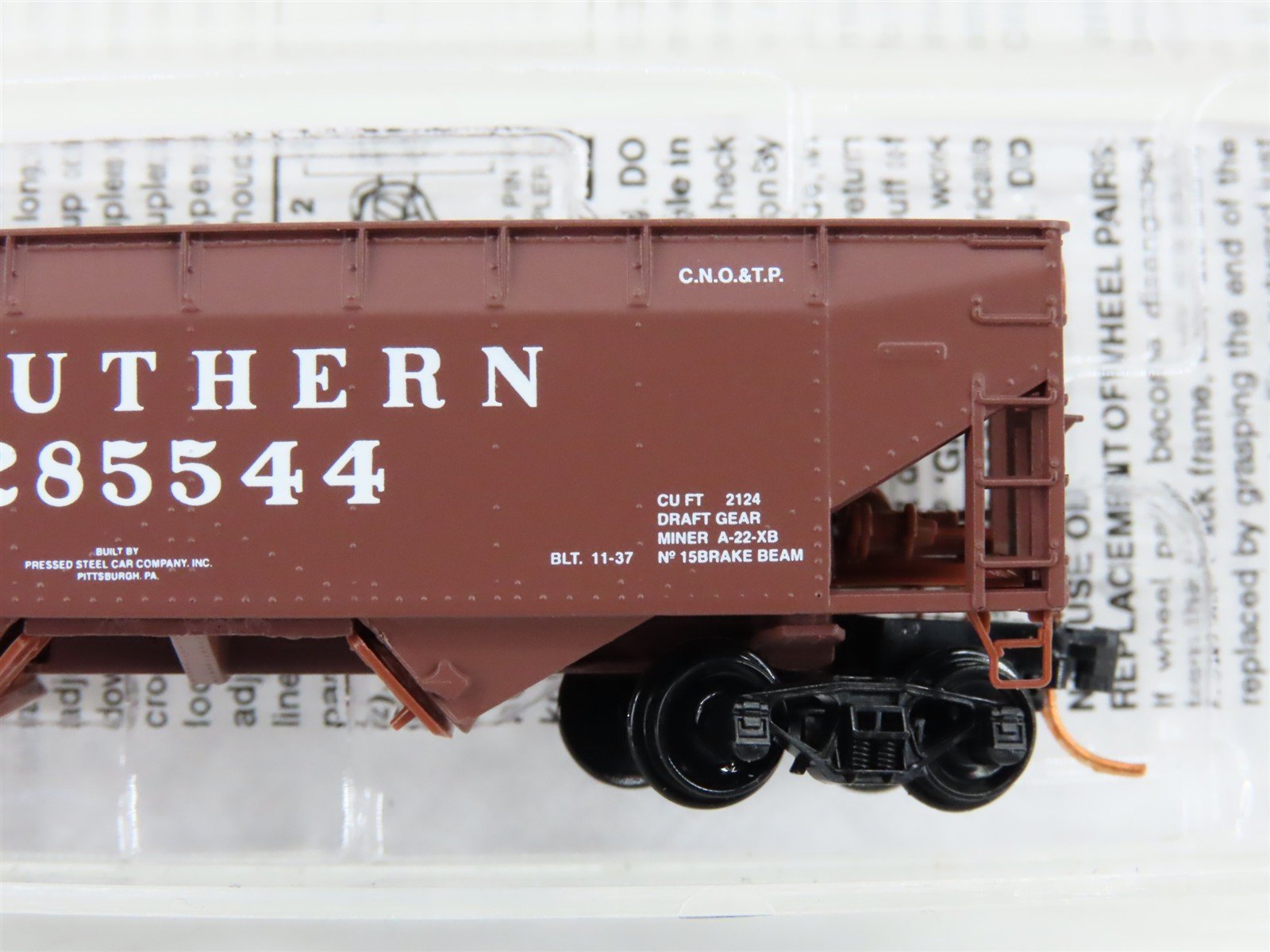 N Scale Micro-Trains MTL 05500330 Southern Railway 2-Bay Open Hopper #285544