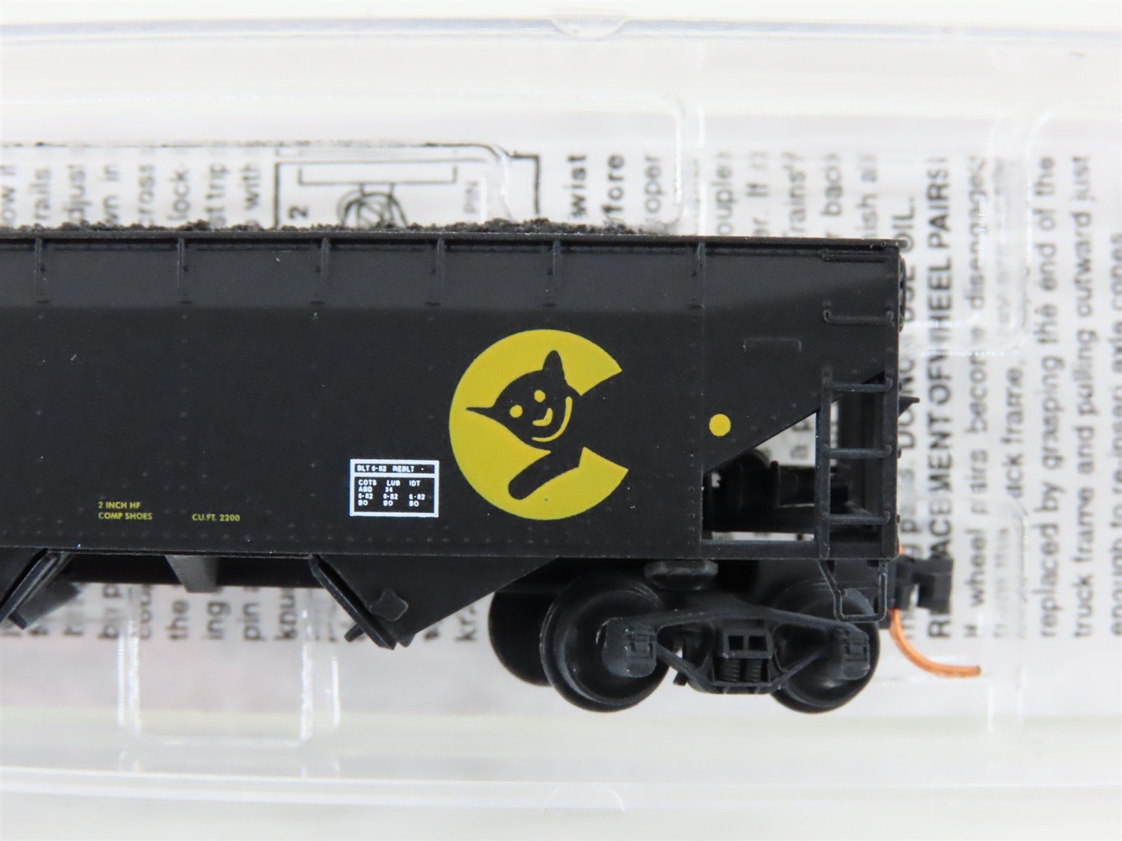 N Scale Micro-Trains MTL 05544510 B&O Chessie System 2-Bay Open Hopper #234928