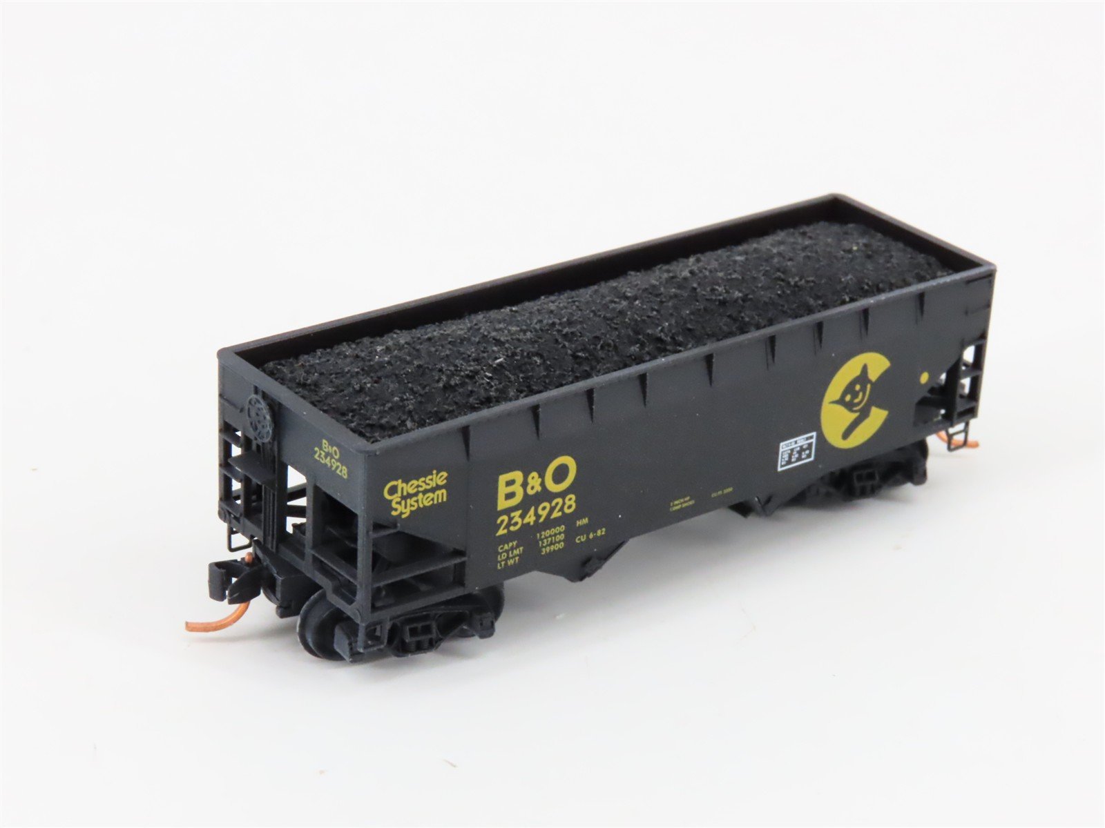 N Scale Micro-Trains MTL 05544510 B&O Chessie System 2-Bay Open Hopper #234928