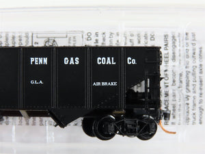 N Micro-Trains MTL 05600420 PGCCo Penn Gas Coal Co. 2-Bay Hopper #3310 w/ Load