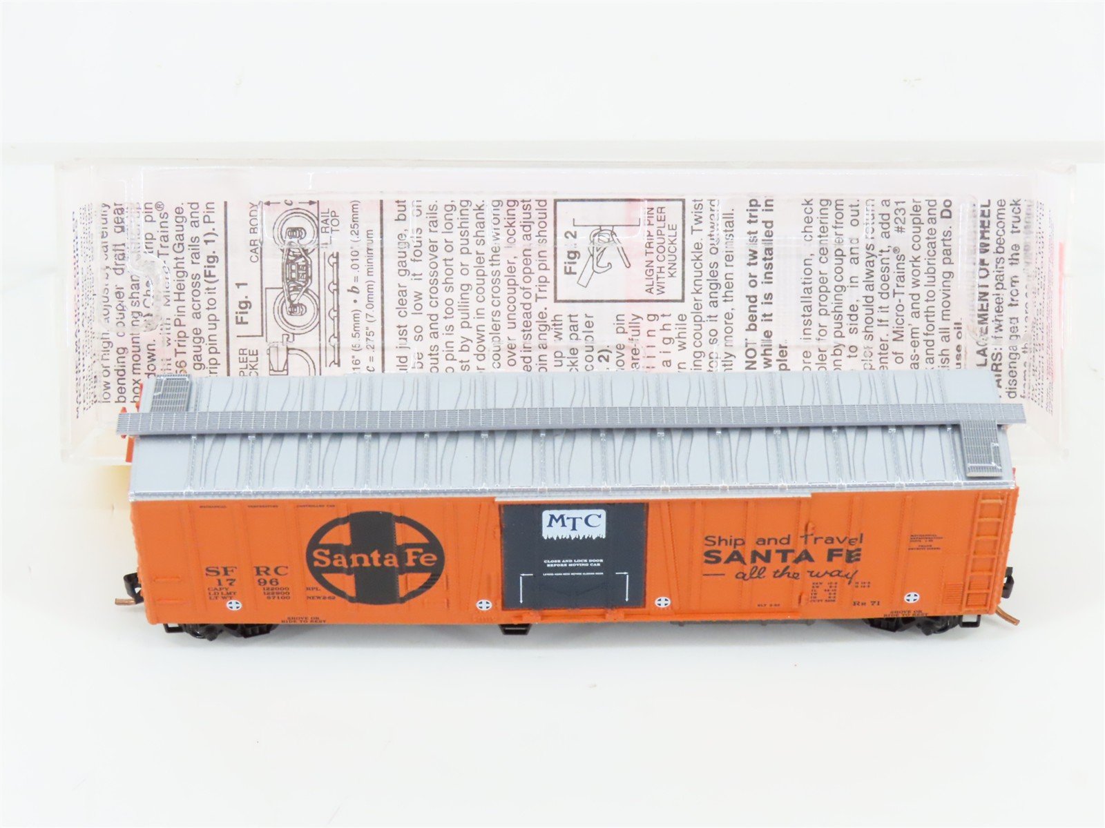 N Scale Micro-Trains MTL 70070 SFRC Santa Fe MTC Mechanical Reefer #1796