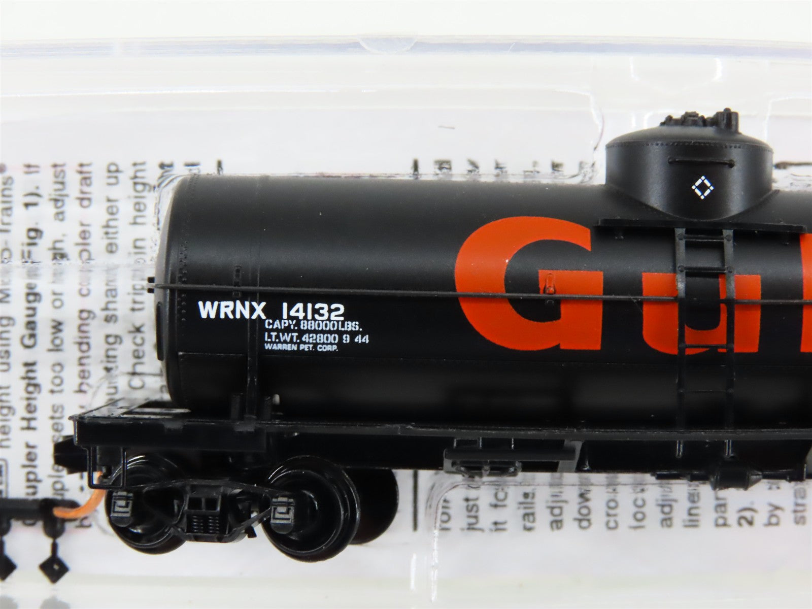 N Scale Micro-Trains MTL 06500900 WRNX Gulf Oil 39' Single Dome Tank Car #14132