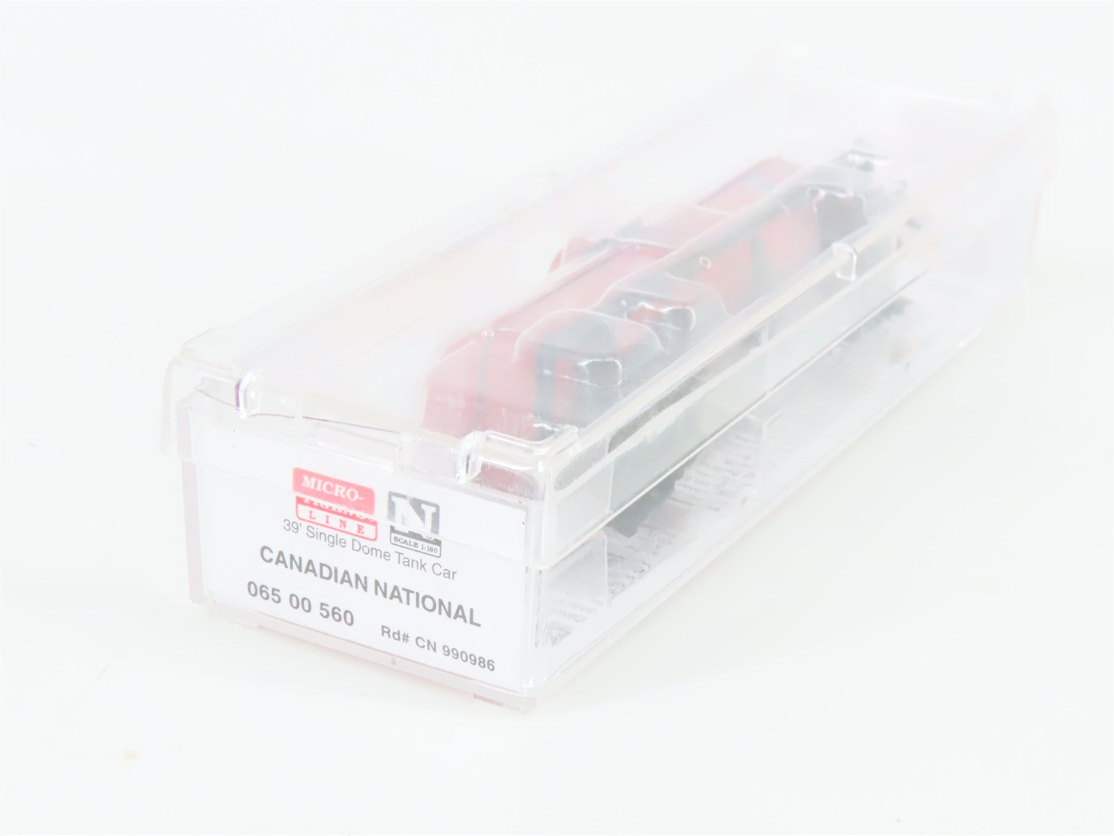 N Micro-Trains MTL 06500560 CN Canadian National 39' Single Dome Tank Car 990986