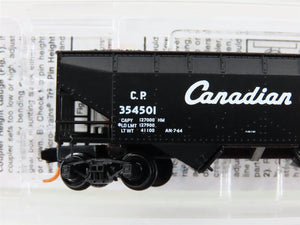 N Micro-Trains MTL 05500410 CP Canadian Pacific 2-Bay Hopper #354501 w/ Load