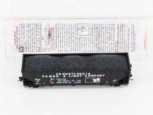N Micro-Trains MTL 10800230 PPLX Pennsylvania Power & Light 3-Bay Hopper #141