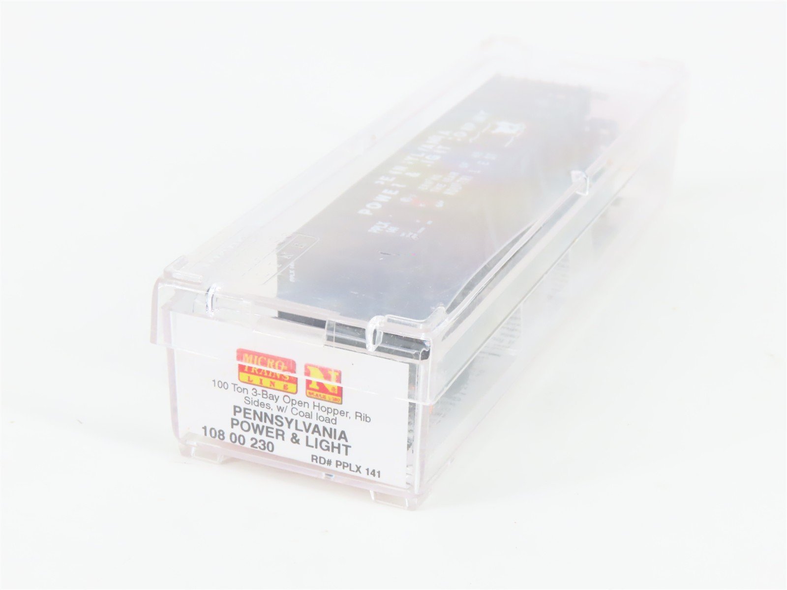 N Micro-Trains MTL 10800230 PPLX Pennsylvania Power & Light 3-Bay Hopper #141