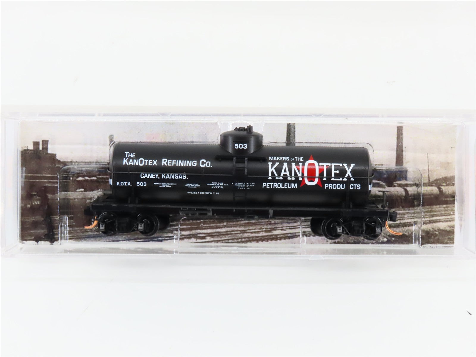 N Scale Micro-Trains MTL 06500730 KOTX Kanotex 39' Single Dome Tank Car #503