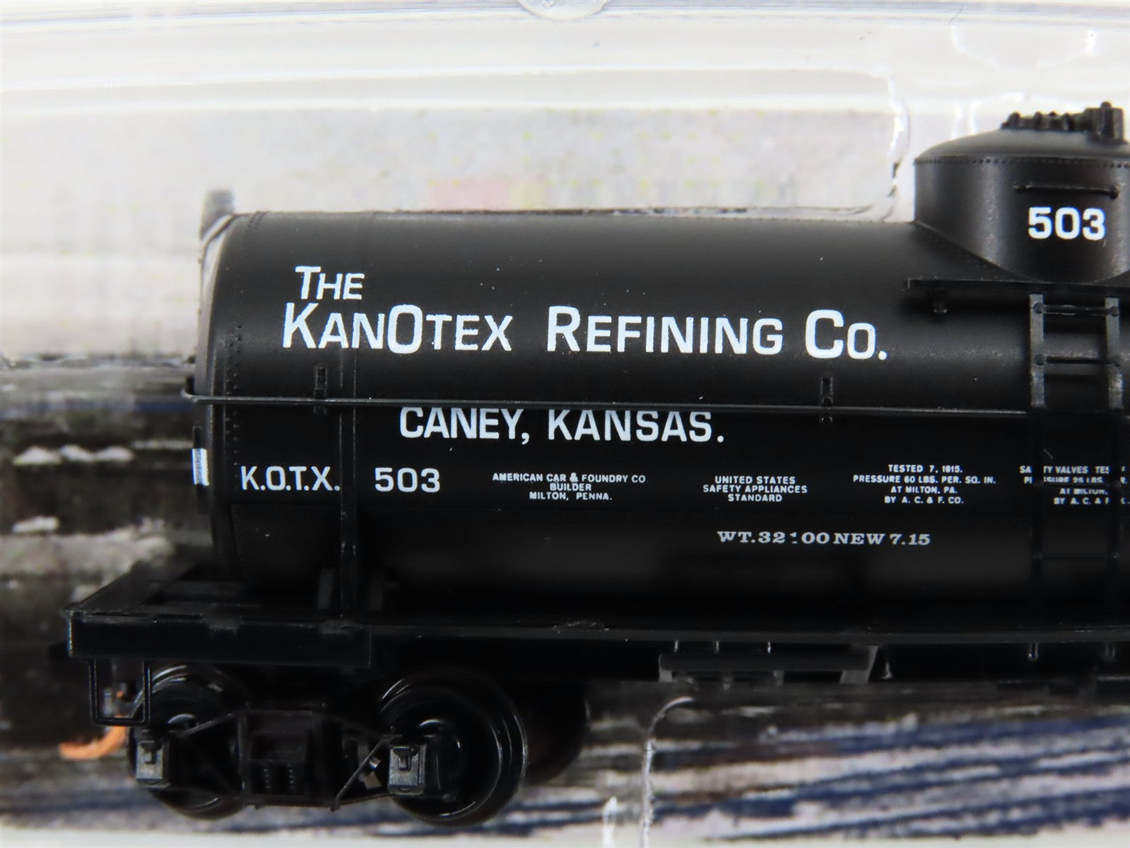 N Scale Micro-Trains MTL 06500730 KOTX Kanotex 39' Single Dome Tank Car #503