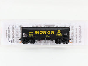 N Scale Micro-Trains MTL 05500370 MON Monon 2-Bay Hopper #41501 w/ Coal Load