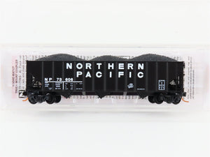 N Scale Micro-Trains MTL 10800211 NP Northern Pacific 3-Bay Hopper #73606 w/Load