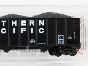 N Scale Micro-Trains MTL 10800211 NP Northern Pacific 3-Bay Hopper #73606 w/Load