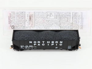 N Scale Micro-Trains MTL 10800211 NP Northern Pacific 3-Bay Hopper #73606 w/Load
