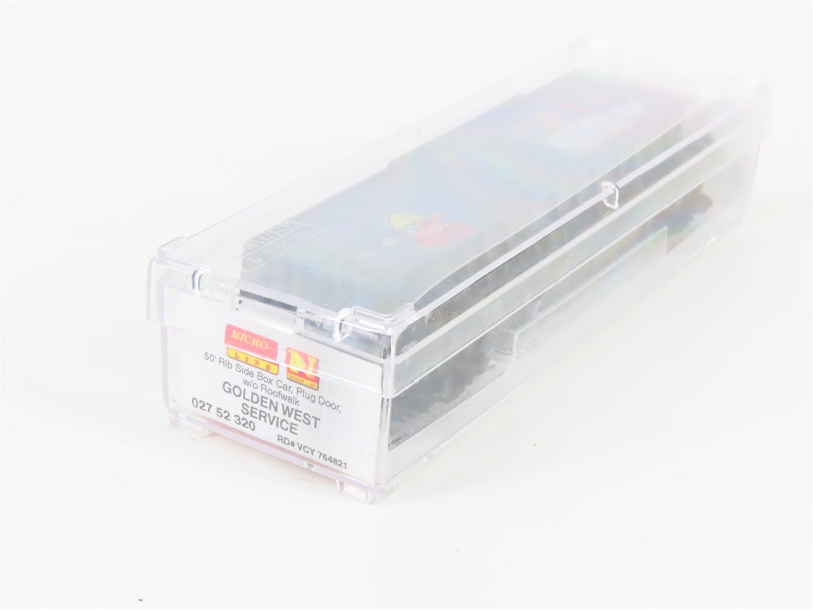 N Micro-Trains MTL 02752320 VCY Golden West Service 50' Boxcar 764821 w/Graffiti