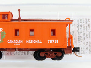 N Scale Micro-Trains MTL 05100130 CNR Canadian National 34' Wood Caboose #76731