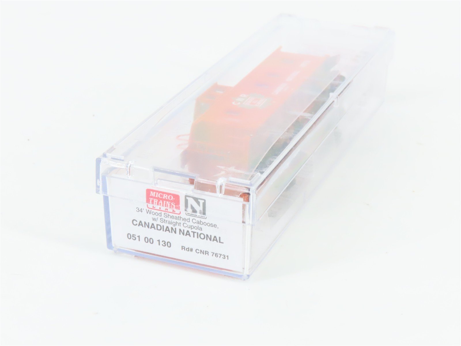 N Scale Micro-Trains MTL 05100130 CNR Canadian National 34' Wood Caboose #76731
