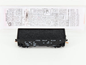 N Micro-Trains MTL 05700070 C&O Chesapeake & Ohio 2-Bay Hopper #53048 w/ Load