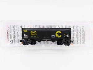 N Scale Micro-Trains MTL 05500512 B&O Chessie System 2-Bay Hopper 234915 w/ Load
