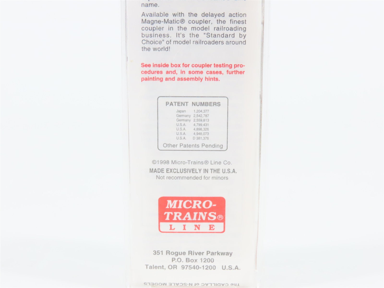 N Scale Micro-Trains MTL 51010 CP Canadian Pacific 34' Wood Caboose #435053