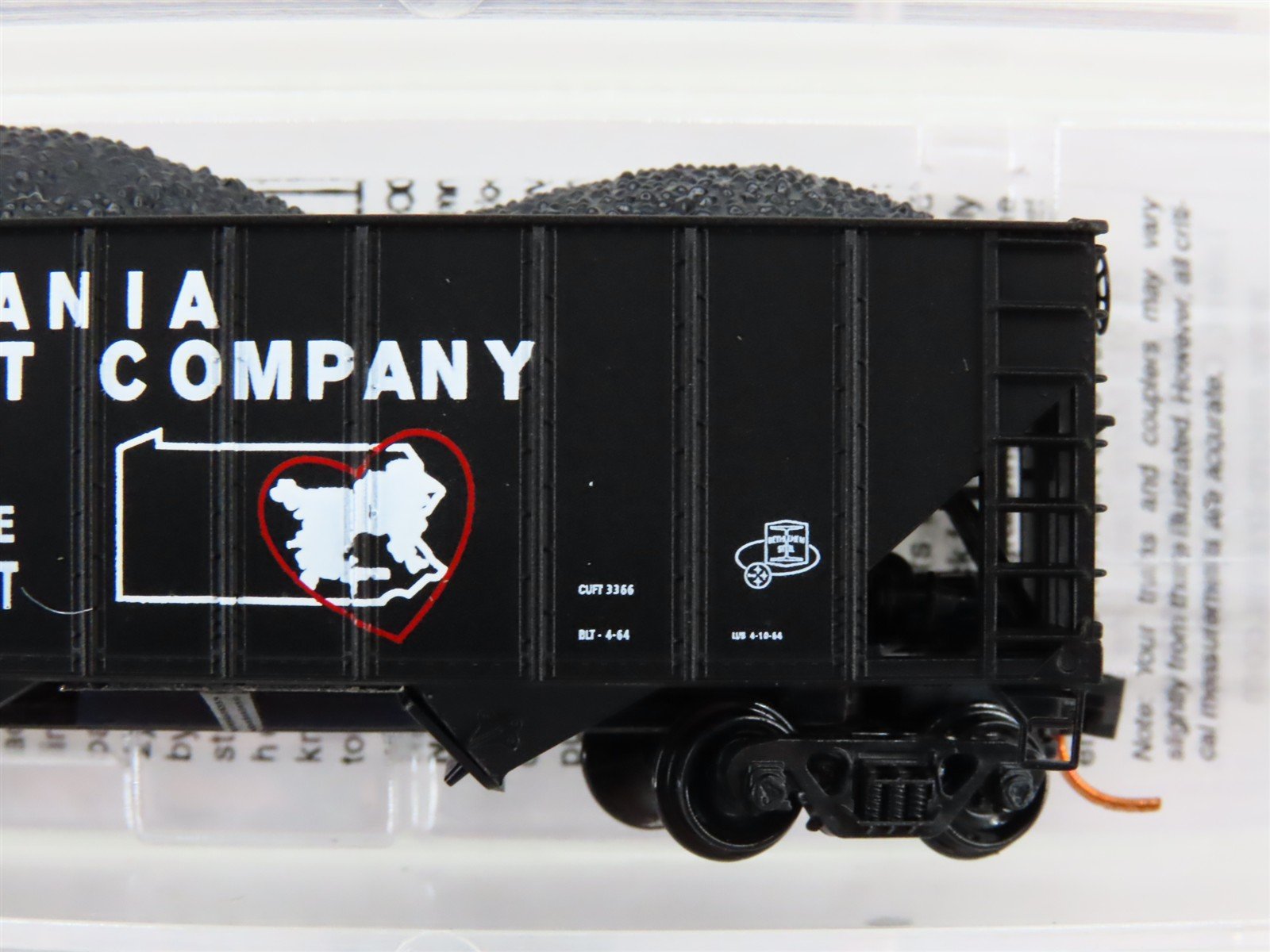 N Micro-Trains MTL 10800230 PPLX Pennsylvania Power & Light 3-Bay Hopper #141