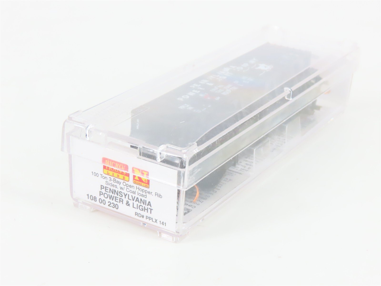 N Micro-Trains MTL 10800230 PPLX Pennsylvania Power & Light 3-Bay Hopper #141