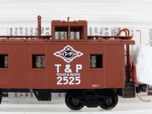 N Scale Micro-Trains MTL T&P Texas & Pacific 36' Riveted Steel Caboose #2525