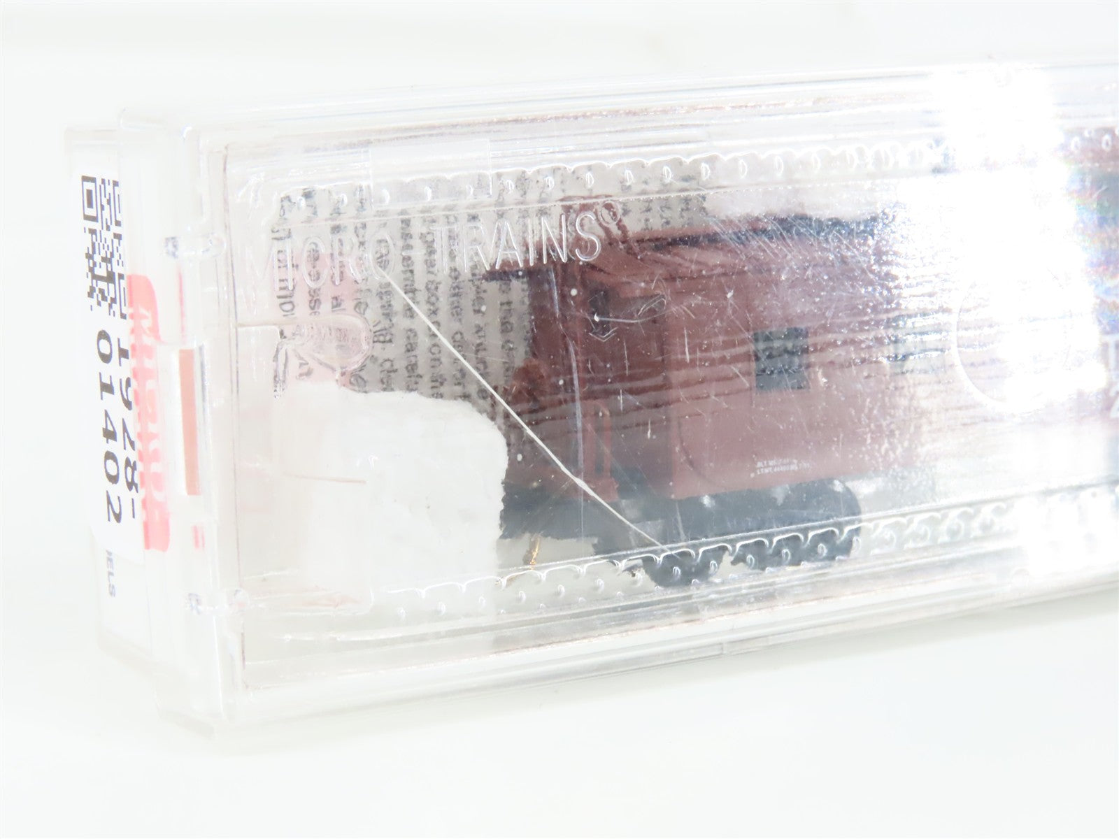 N Scale Micro-Trains MTL T&P Texas & Pacific 36' Riveted Steel Caboose #2525
