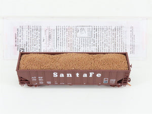 N Micro-Trains MTL 10800120 ATSF Santa Fe 3-Bay Hopper #179551 w/ Copper Load