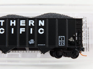 N Scale Micro-Trains MTL 10800211 NP Northern Pacific 3-Bay Hopper #73606 w/Load