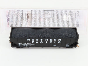 N Scale Micro-Trains MTL 10800211 NP Northern Pacific 3-Bay Hopper #73606 w/Load