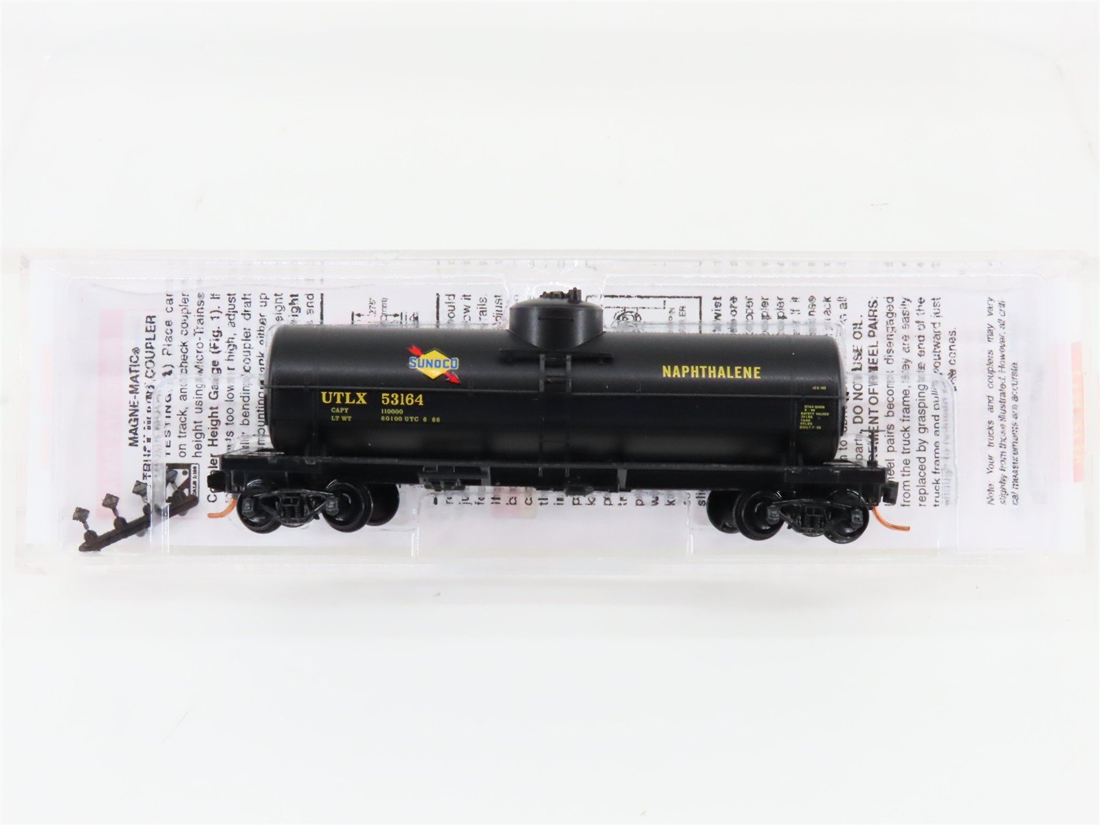N Scale Micro-Trains MTL 06500691 UTLX Sunoco 39' Single Dome Tank Car #53164