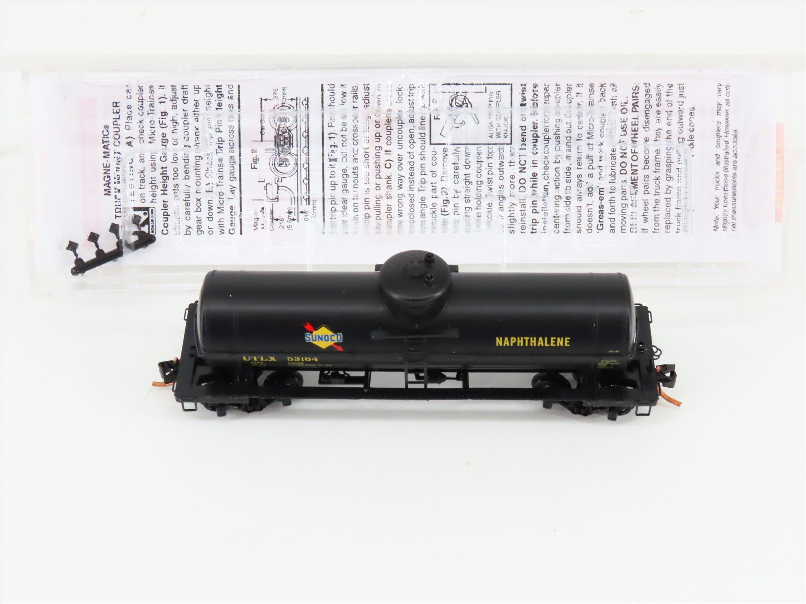 N Scale Micro-Trains MTL 06500691 UTLX Sunoco 39' Single Dome Tank Car #53164