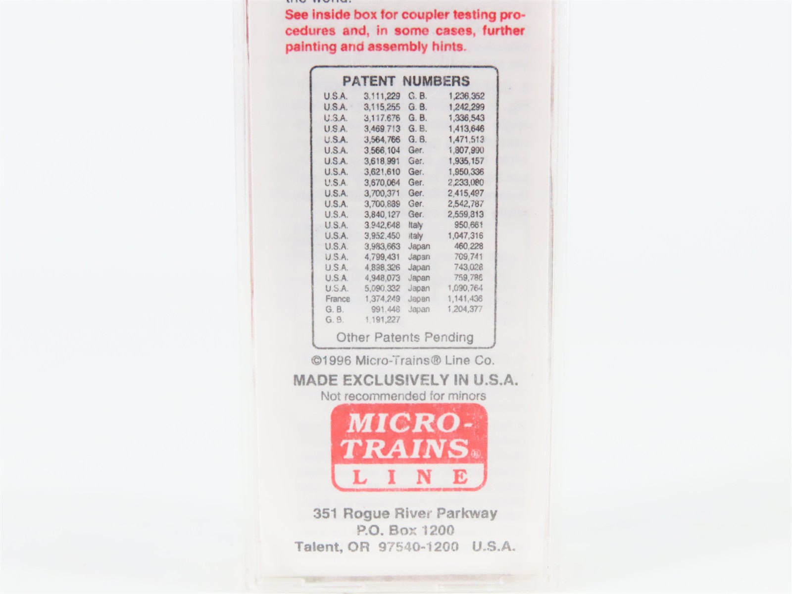 N Scale Micro-Trains MTL 100020 T&P Missouri Pacific Lines 36' Caboose #13075