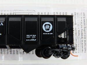 N Scale Micro-Trains MTL 08500080 PRR Pennsylvania 2-Bay Hopper #250000 w/ Load