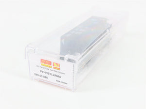 N Scale Micro-Trains MTL 08500080 PRR Pennsylvania 2-Bay Hopper #250000 w/ Load