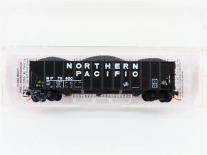 N Scale Micro-Trains MTL 10800212 NP Northern Pacific 3-Bay Hopper #73620 w/Load