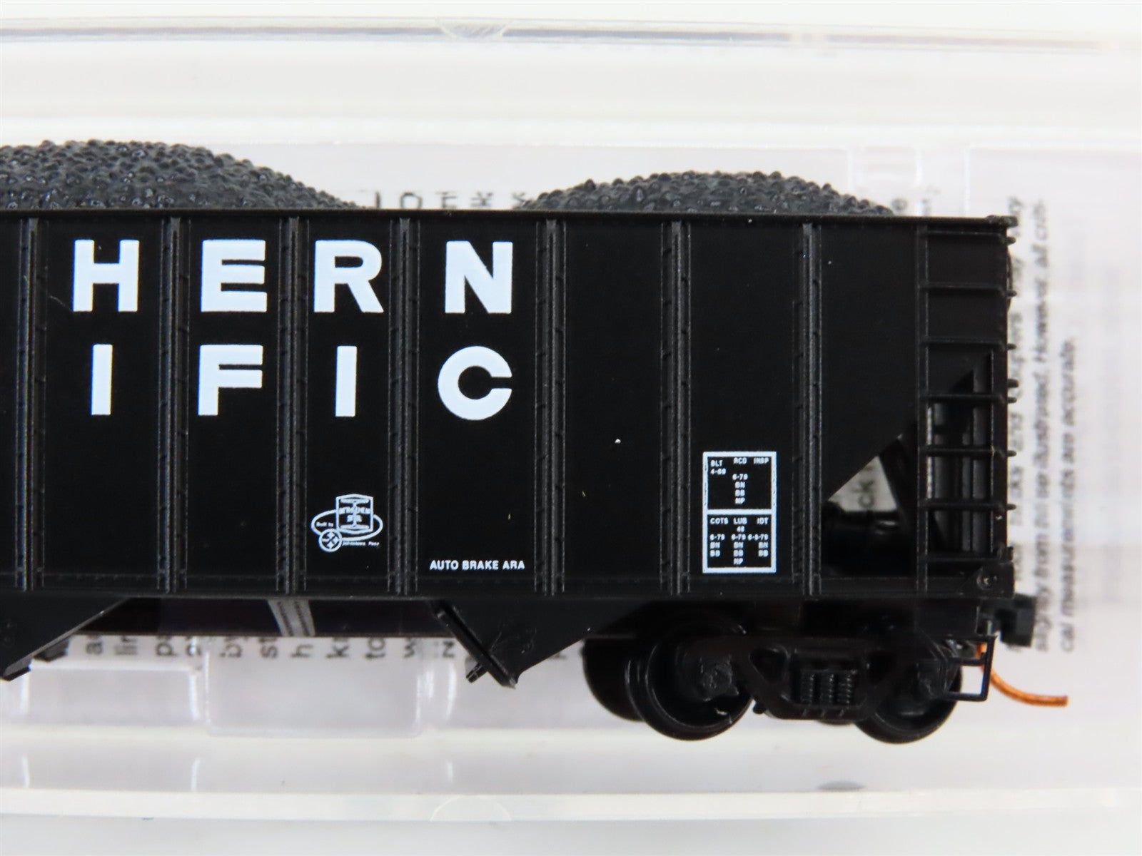 N Scale Micro-Trains MTL 10800212 NP Northern Pacific 3-Bay Hopper #73620 w/Load