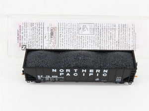 N Scale Micro-Trains MTL 10800212 NP Northern Pacific 3-Bay Hopper #73620 w/Load