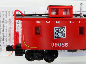 N Scale Micro-Trains MTL 05100070 SOO Line 34' Wood Sheathed Caboose #99085