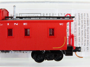 N Scale Micro-Trains MTL 05100070 SOO Line 34' Wood Sheathed Caboose #99085