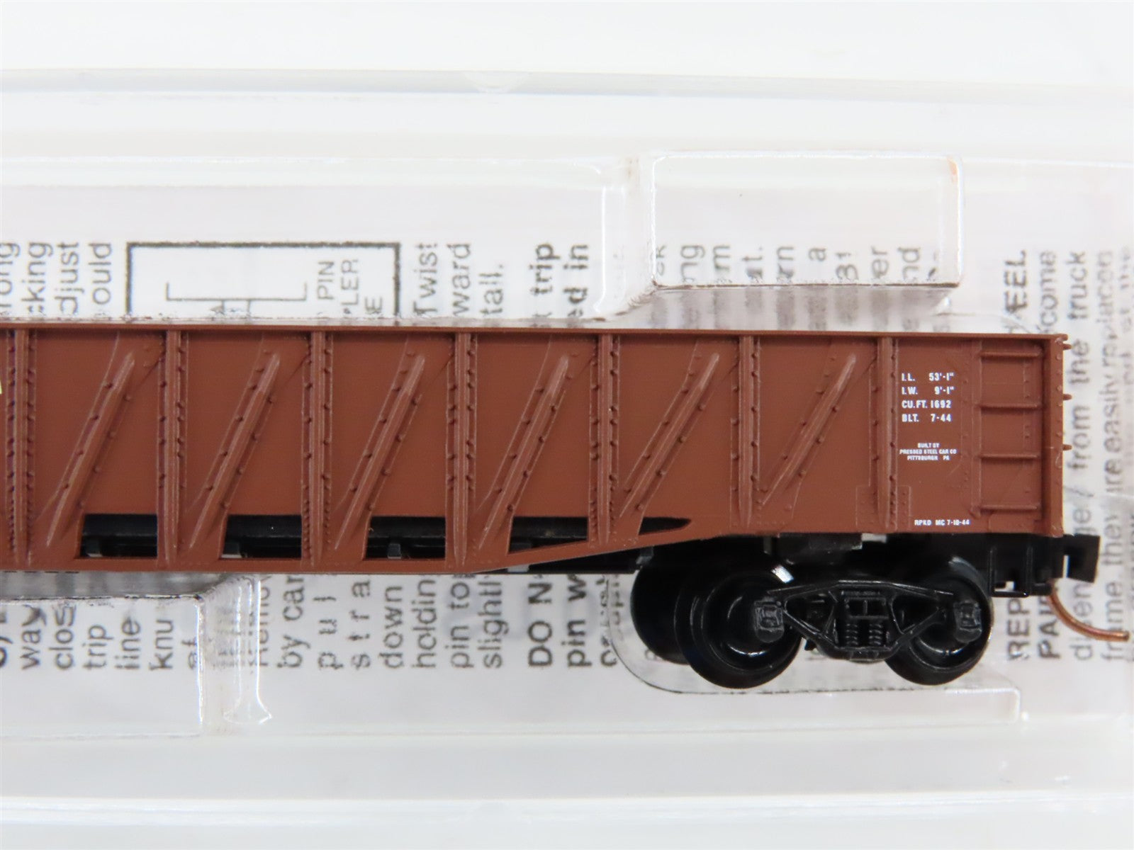 N Scale Micro-Trains MTL 63010 GTW Grand Trunk Western 50' Gondola #145431