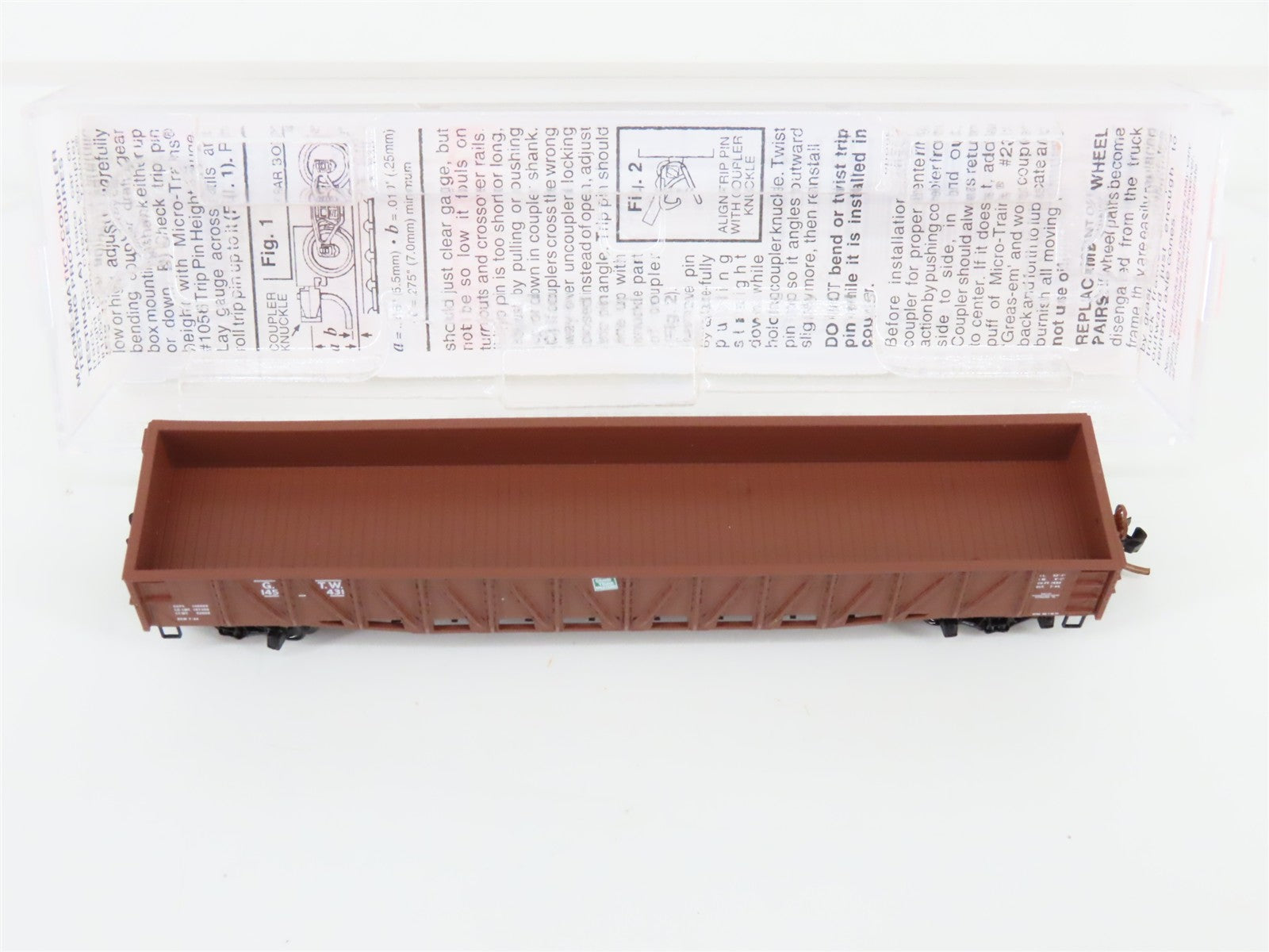 N Scale Micro-Trains MTL 63010 GTW Grand Trunk Western 50' Gondola #145431