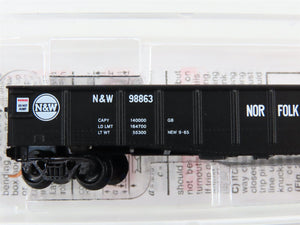 N Scale Micro-Trains MTL 105080 N&W Norfolk & Western 50' Gondola #98863